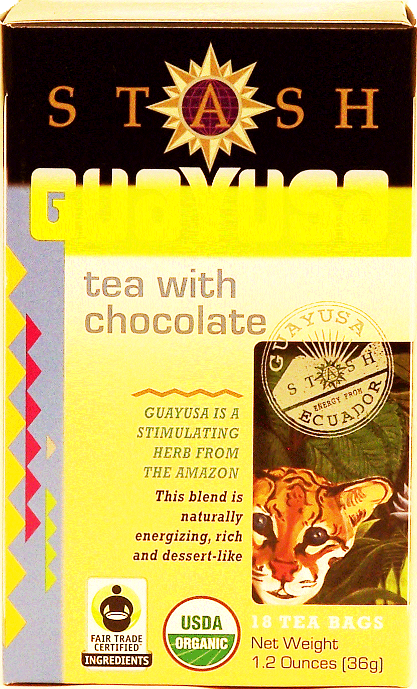 Stash Guayusa tea with chocolate, 18-bags Full-Size Picture